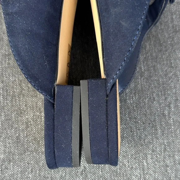 J. Crew Women's Navy and Black Mules - Picture 7 of 7